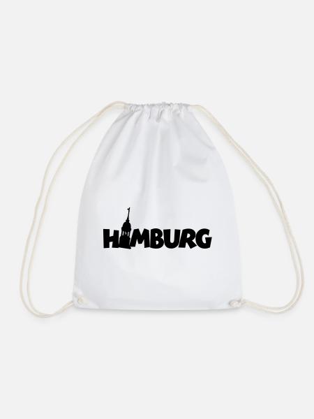 Hamburg Hamburger Michel - Turnbeutel - Weiß