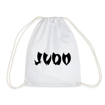 judo - Drawstring Bag - white - Front