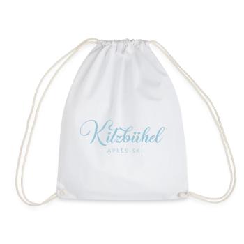 KITZBÜHEL Apres-Ski Austria Österreich - Drawstring Bag - white - Front