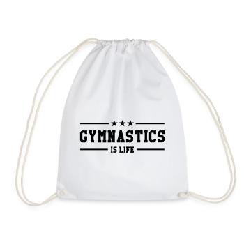 Gymnastics is life - Sac de sport léger - blanc - Devant