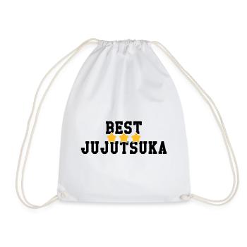 Jujutsu / Ju-jitsu / Jūjutsu / Kampfkünste / Kampf - Turnbeutel - Weiß - Vorne