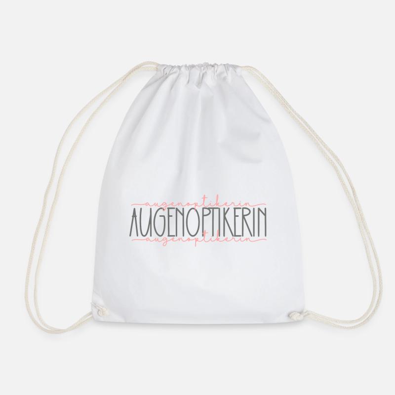 Augenoptikerin Geschenk Optikerin Beruf - Turnbeutel - Weiß