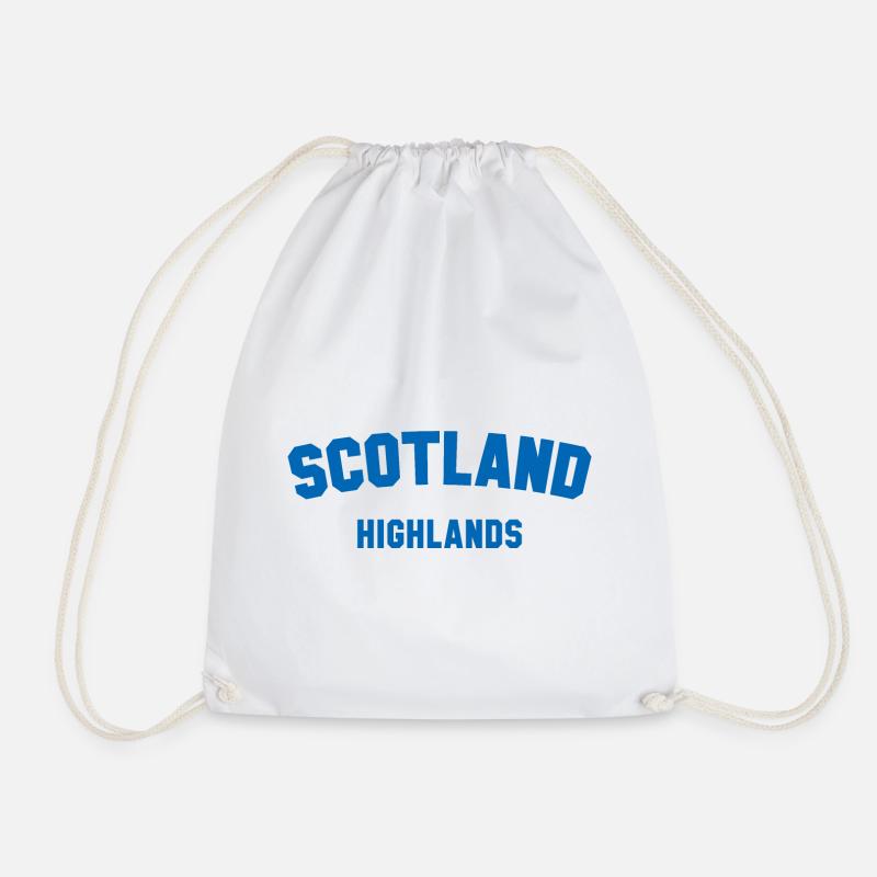 ÉCOSSE HIGHLANDS Schottland - Sac de sport léger - blanc