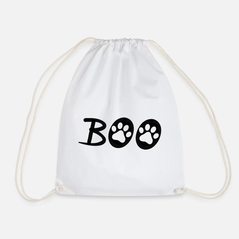 BOO - Drawstring Bag - white
