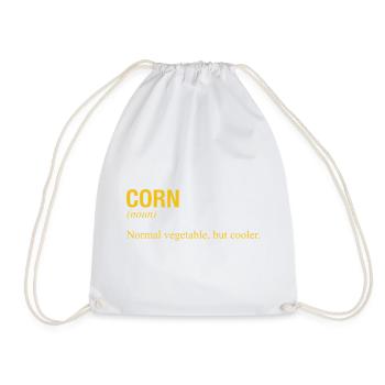 CORN - Drawstring Bag - white - Front