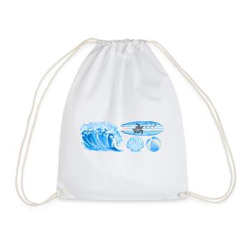 Ocean Vibe - Sac de sport léger - blanc - Devant
