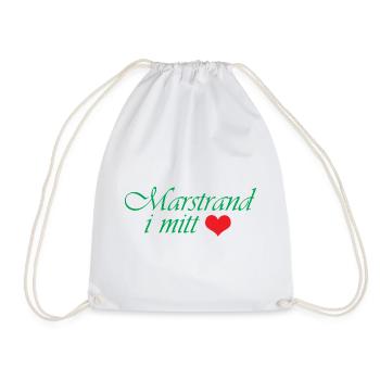 Marstrand in my heart - Drawstring Bag - white - Front