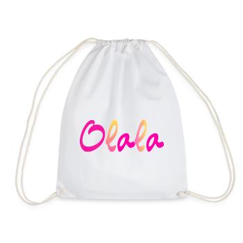 Olala - Turnbeutel - Weiß - Vorne