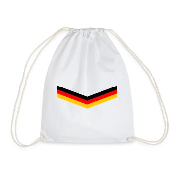 GERMANY GERMANY EUROPE GERMAN SPORT FAN - Drawstring Bag - white - Front