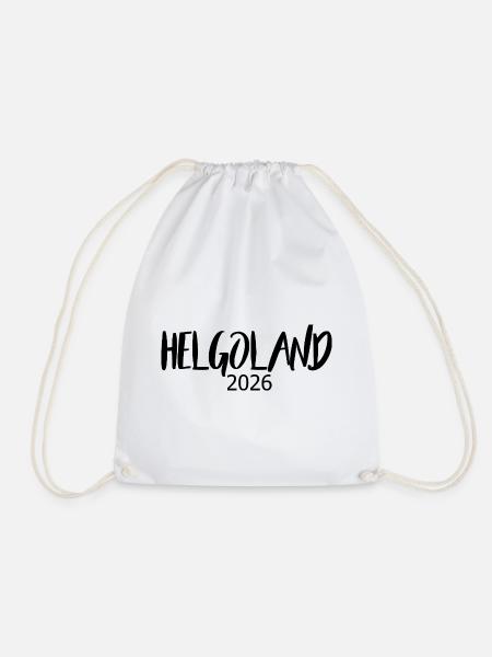 Helgoland_2026 - Turnbeutel - Weiß