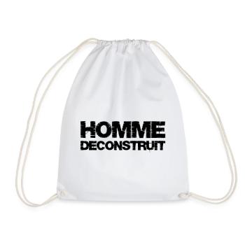 Homme déconstruit - Sac de sport léger - blanc - Devant
