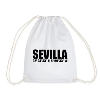Seville Coordinates - Drawstring Bag - white - Front