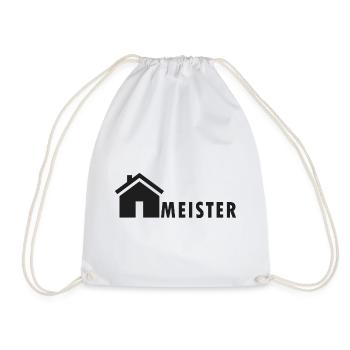 Hausmeister Design - Turnbeutel - Weiß - Vorne