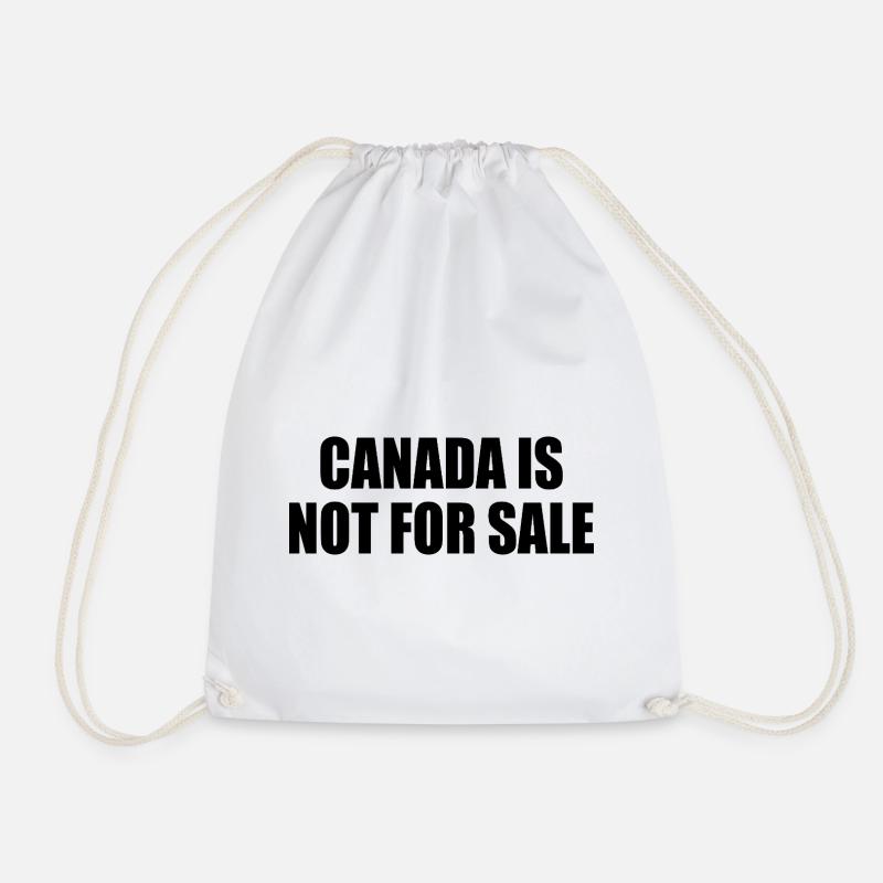 canada is not for sale - Turnbeutel - Weiß