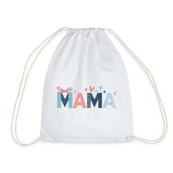 Mama - Turnbeutel - Weiß - Vorne