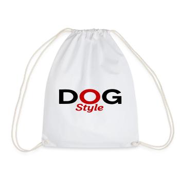 Dogstyle - Drawstring Bag - white - Front