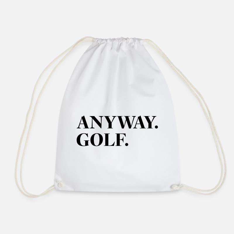 Anyway Golf - Turnbeutel - Weiß