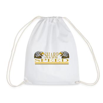 Sharp Speed – Double Eagle Racing Streetwear Desig - Turnbeutel - Weiß - Vorne