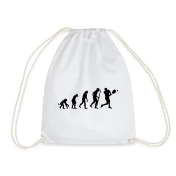 l'évolution du tennis Tee shirts Enfants - Sac de sport léger - blanc - Devant