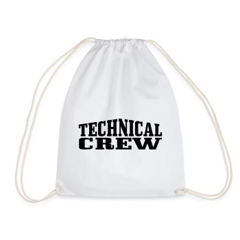 Technical Crew 1 - Turnbeutel - Weiß - Vorne