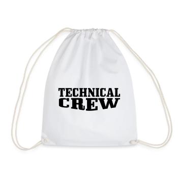 Technical Crew 2 - Turnbeutel - Weiß - Vorne