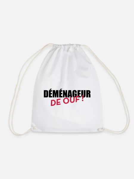 Déménageur / Déménagement / Déménager / Camion - Sac de sport léger - blanc