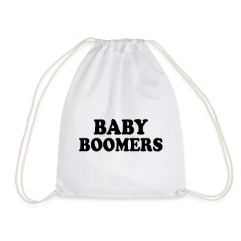 Baby boomers - Drawstring Bag - white - Front