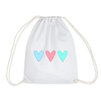 HEART. THANK YOU. MISTRESS. MASTER. THANK YOU MISTRESS. - Drawstring Bag - white - Front