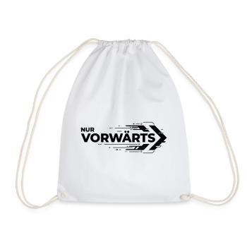 Nur Vorwärts - Turnbeutel - Weiß - Vorne