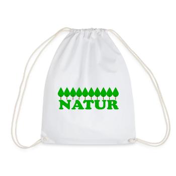 NATUR - Turnbeutel - Weiß - Vorne