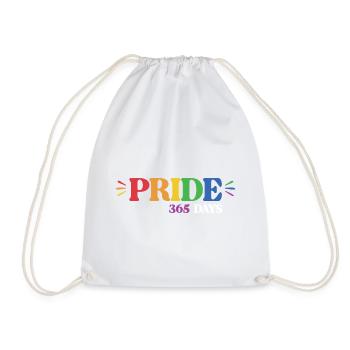 LGBT-Pride-Monat – Pride 365 Tage - Turnbeutel - Weiß - Vorne