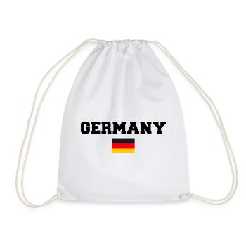 Allemagne Deutchland - Sac de sport léger - blanc - Devant