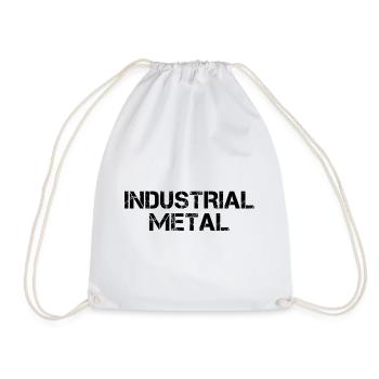 Industriemetall - Turnbeutel - Weiß - Vorne