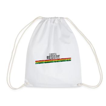 Roots Reggae Gradient Design - Drawstring Bag - white - Front