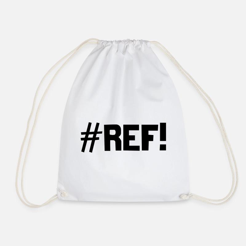 #REF! - Drawstring Bag - white