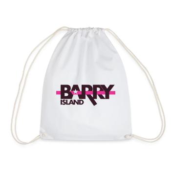 Barry Island  - Drawstring Bag - white - Front