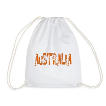 AUSTRALIA - Turnbeutel - Weiß - Vorne