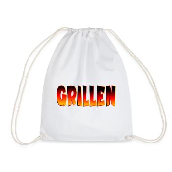 GRILLEN DEUTSCHLAND - Turnbeutel - Weiß - Vorne