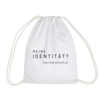 Meine Identität - Turnbeutel - Weiß - Vorne