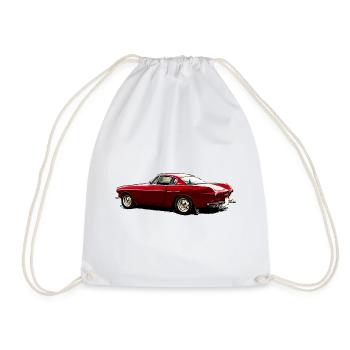 Oldtimer P1800 S - Drawstring Bag - white - Front