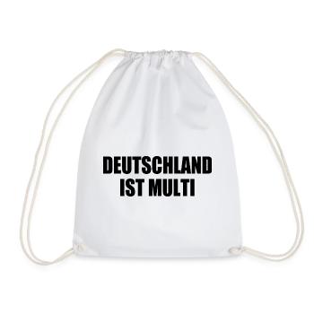 Deutschland ist multi - Turnbeutel - Weiß - Vorne