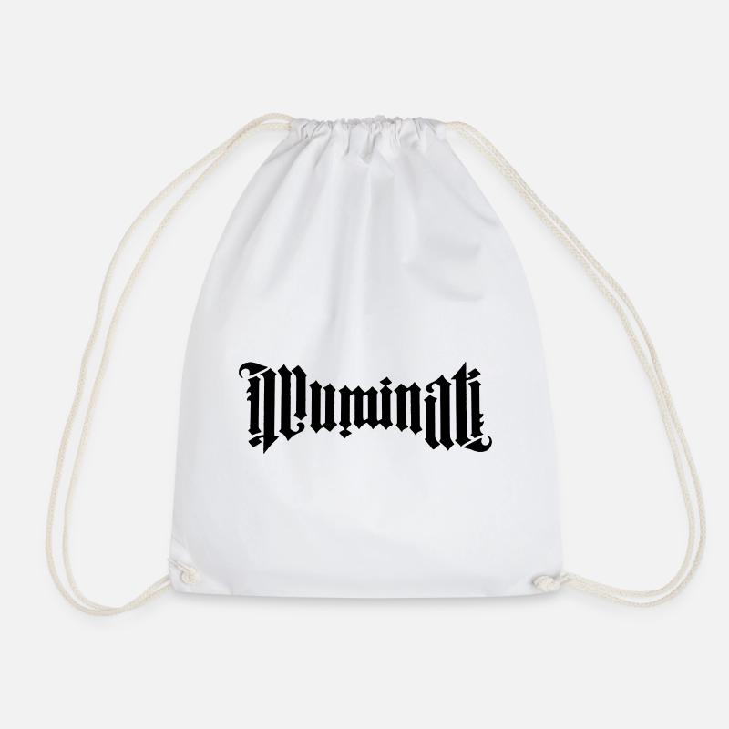 Illuminati Kalligrafie - Turnbeutel - Weiß