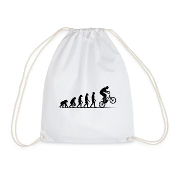 Autocollant de maillot BMX Evolution pour BMX Rider - Sac de sport léger - blanc - Devant
