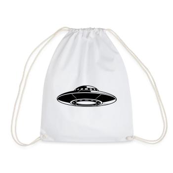 UFO - Drawstring Bag - white - Front