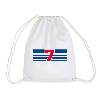 Numéro 7 France  - Sac de sport léger - blanc - Devant