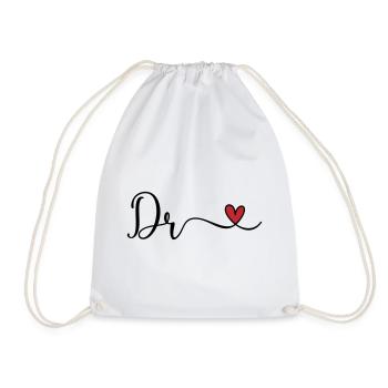 Dr - Drawstring Bag - white - Front