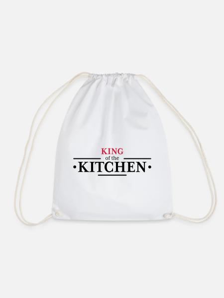 King of the Kitchen - Turnbeutel - Weiß