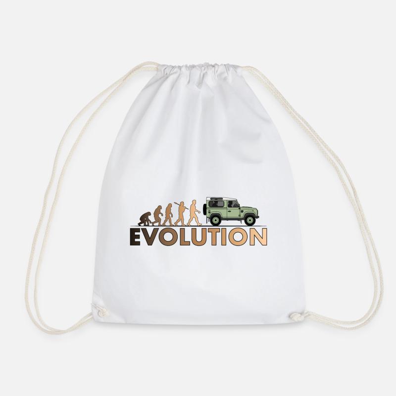 Defender 90 Evolution - Drawstring Bag - white