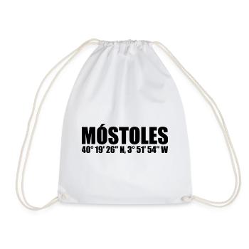 Móstoles coordinates - Drawstring Bag - white - Front