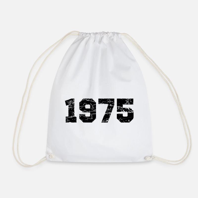 1975 - Drawstring Bag - white